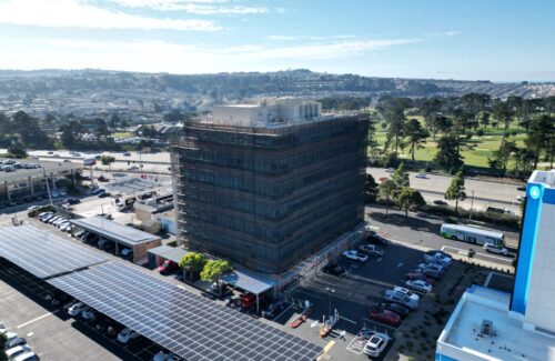 entire building scaffold in Daly city